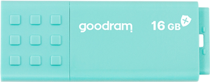 Флеш пам'ять USB Goodram UME3 Care 16GB USB 3.0 Green (UME3-0160CRR11) - зображення 3