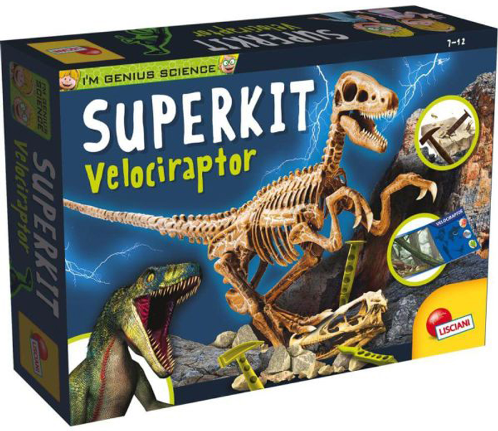 Zestaw naukowy Lisciani I'm Genius Superkit Velociraptor (8008324080632) - obraz 1