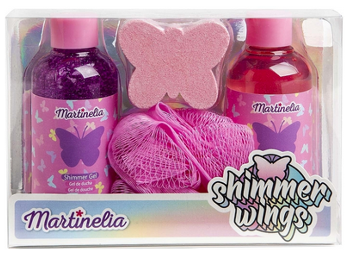 Набір Martinelia Shimmer Wings для душу 4 продукти (8436591929642) - зображення 1