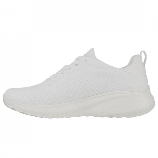 White cheap skechers bobs