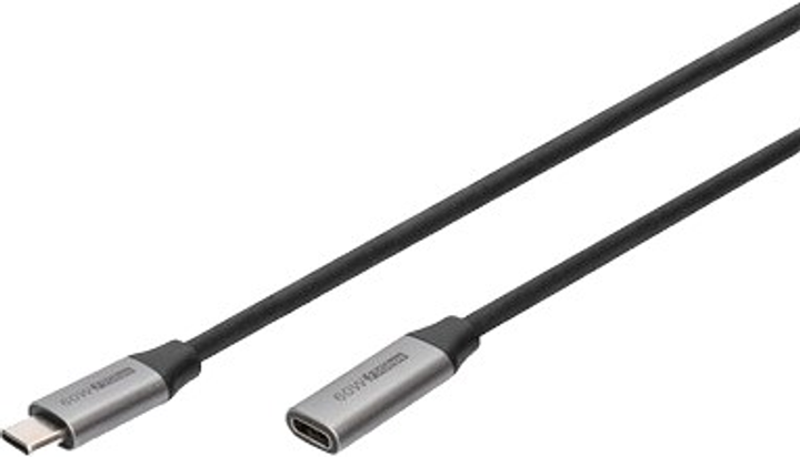 Подовжувач Digitus USB-C to USB-C PD60W Gen1 USB 3.0 4K/60 Гц 1 м (4016032481188) - зображення 1