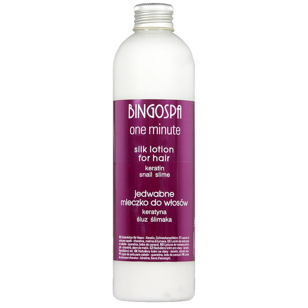 Mleczko-odżywka do włosów BingoSpa Silk Milk-Conditioner 280 g (5901842003363) - obraz 1