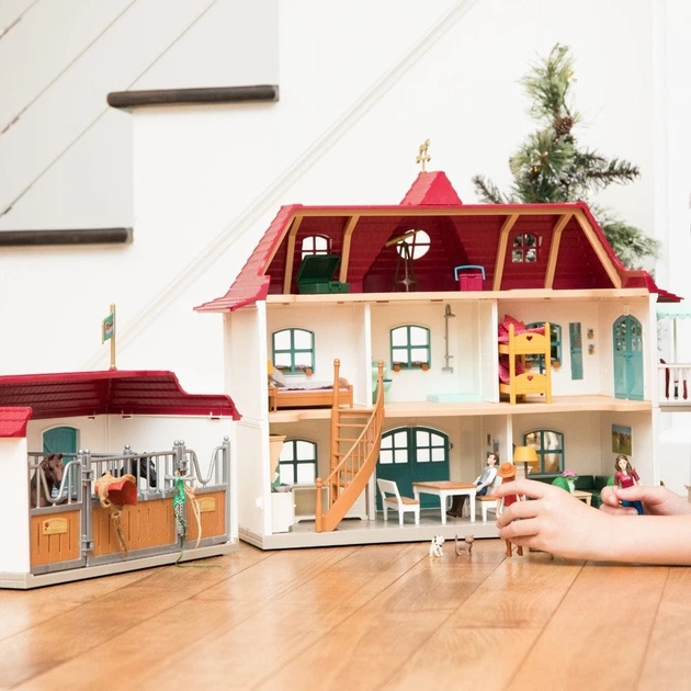 Великий кінний двір з будинком та стайня Schleich 42551 - изображение 10