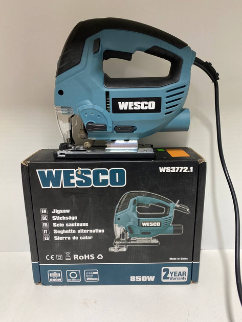 Електролобзик Wesco 850 Вт зі світлодіодною підсвіткою Б/В - изображение 6