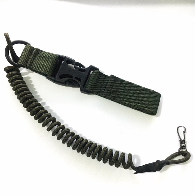 Страхувальний шнур на пістолет Filin з фастексом Olive - изображение 1