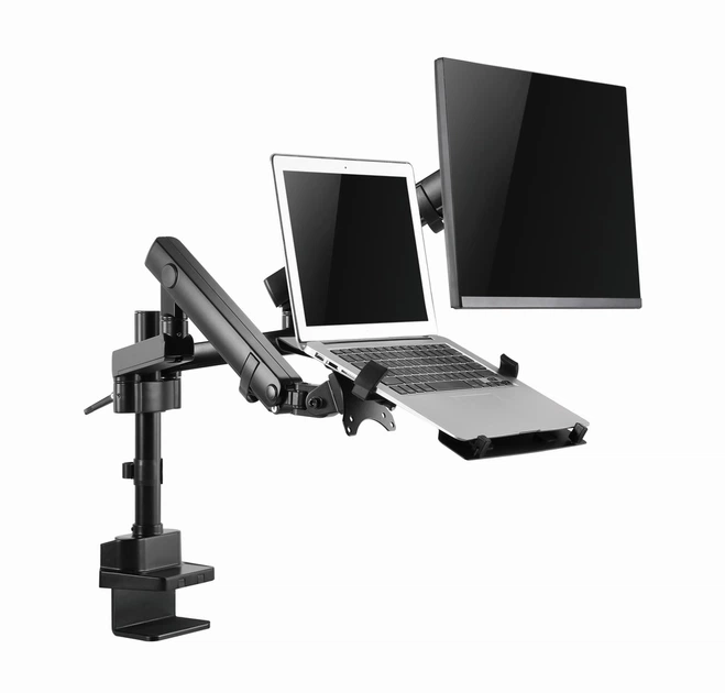 Uchwyt do dwóch monitorów 17-32" i laptopa Gembird MA-DA3-02 - obraz 7