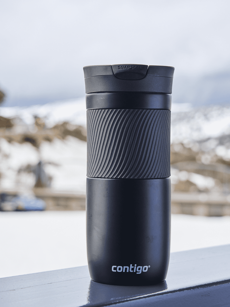 Термостакан Contigo Byron 470 ml Matte Black 2095663 (06800306) - изображение 8