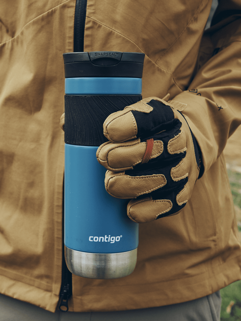 Термокружка Contigo Byron 2.0 Snapseal 591 мл Juniper 2155589 (06800451) - изображение 8
