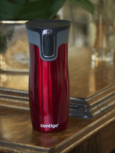 Термокружка Contigo West Loop 470 мл Red 2095849 (06800281) - изображение 5