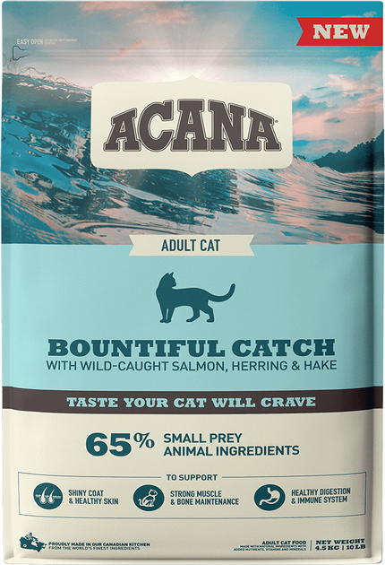 Sucha karma dla kotów ACANA Bountiful Catch Cat 4.5 kg (064992714444) - obraz 1