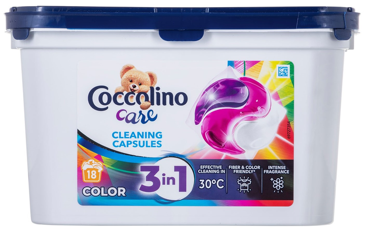 Капсули для прання Coccolino Care 3 in 1 18 шт. (8720181371295) - зображення 1