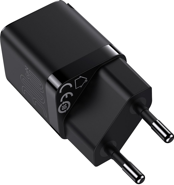 Ładowarka sieciowa Baseus GAN3 Fast Charger Type-C 30W EU Czarny (CCGN010101) - obraz 6