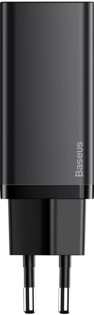 Мережевий зарядний пристрій Baseus GaN2 Lite Quick Charger C + U 65W EU Black (CCGAN2L-B01) - зображення 2