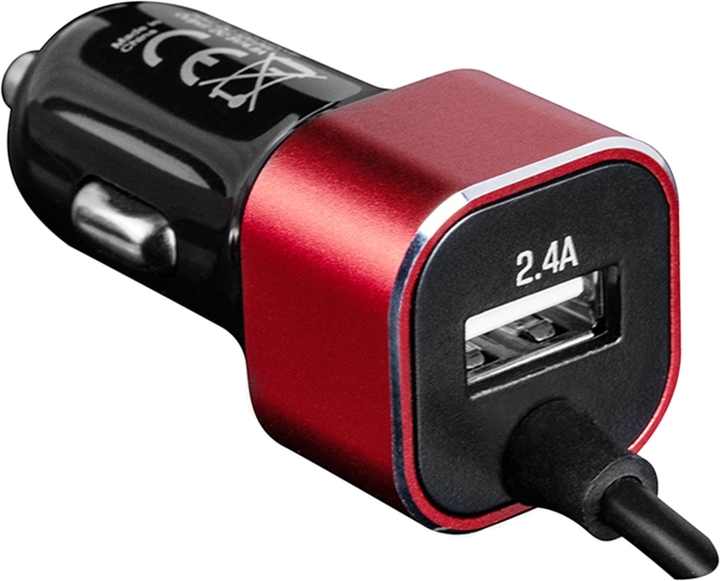 Автомобільний зарядний пристрій Modecom CU2K-09-TC + Cable Type-C Black (ZT-MC-CU2K-09-TC) - зображення 1