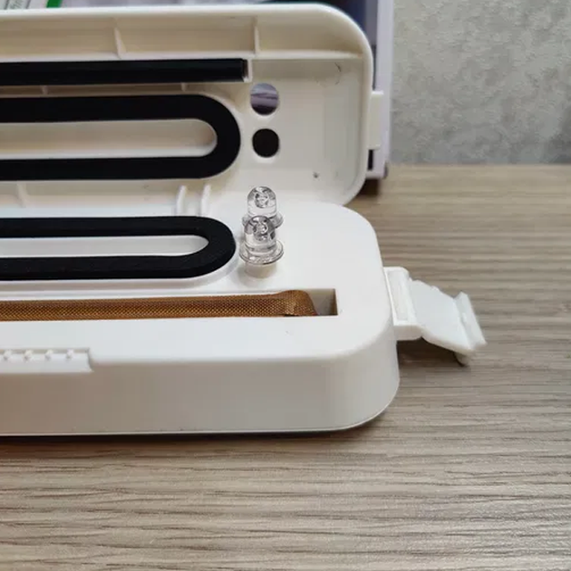 Вакууматор автоматичний Kitchen Automatic Vacuum побутовий вакуумний пакувальник для тривалого зберігання продуктів + ​​5 пакетів - изображение 5