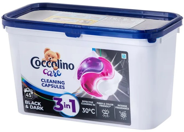 Капсули для прання Coccolino Care Black & Dark 3 in 1 45 шт. (8720181371325) - зображення 2