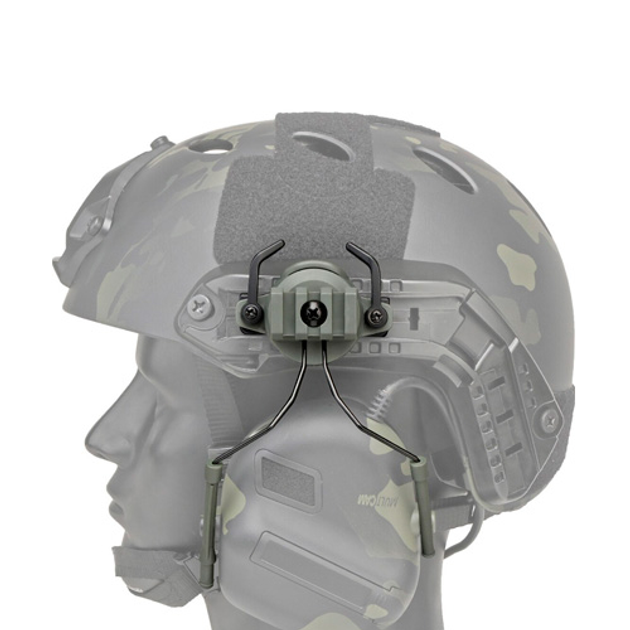 Адаптер кріплення для активних навушників Walkers, Howard, Impact на шолом 19-22мм, затискний, комплект - зображення 2