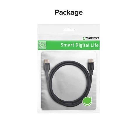 Кабель видео Ugreen HDMI 2.0 4K 3D 1М Black (ED030) - Фото 10 Кабель видео Ugreen HDMI 2.0 4K 3D 1М Black (ED030) - изображение 10