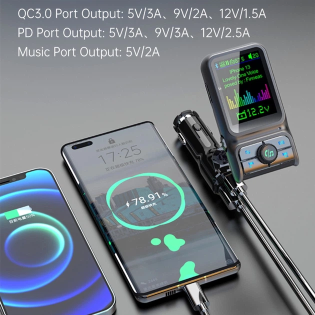 FM-трансмиттер Aspiring Wave 9 48W (WA.6003) - изображение 6
