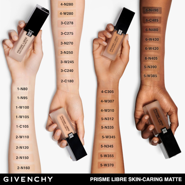 Тональна основа Givenchy Prisme Libre Matte Foundation 1-C105 30 мл (3274872430969) - зображення 2