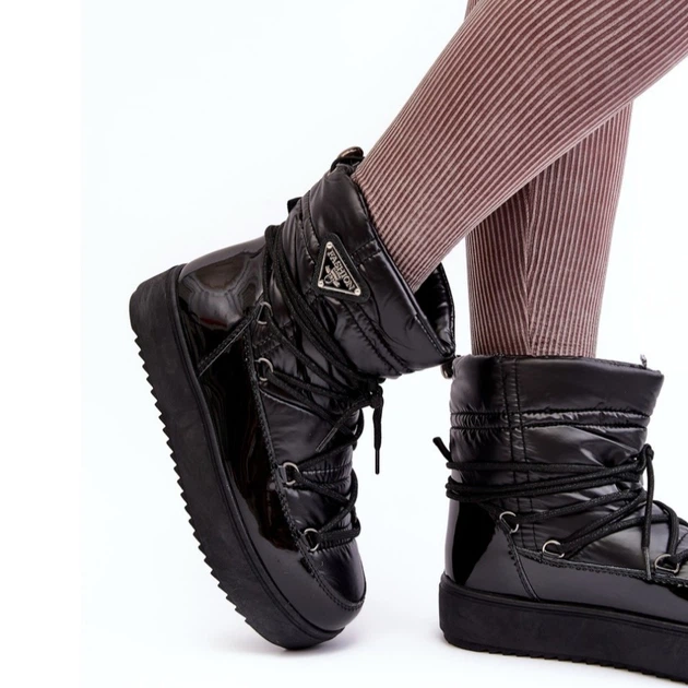 Śniegowce damskie wysokie Fleure 41 Czarne (5905677992441) - obraz 4