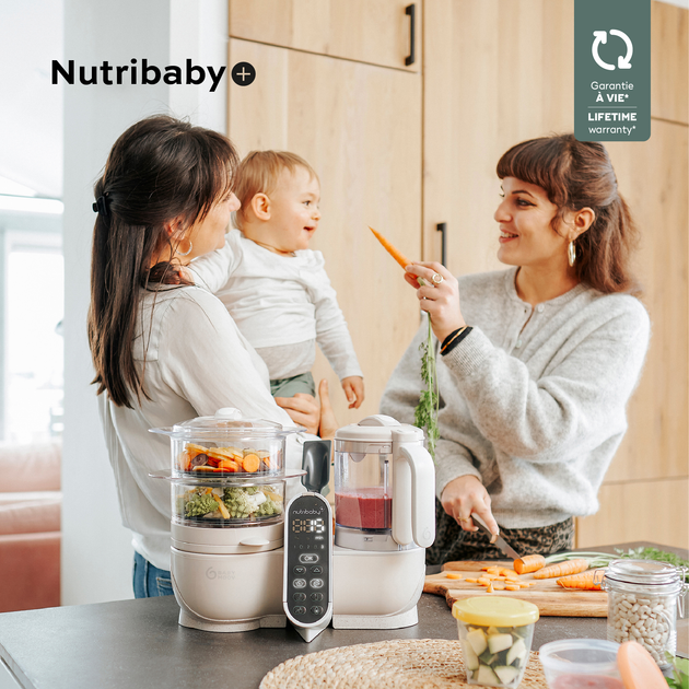 Блендер-пароварка Babymoov Nutribaby + Beige (A001135) - зображення 12
