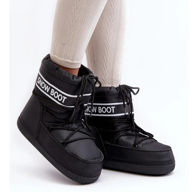 Śniegowce damskie wysokie ocieplane Soia 35/36 Czarne (5905677012125) - obraz 3