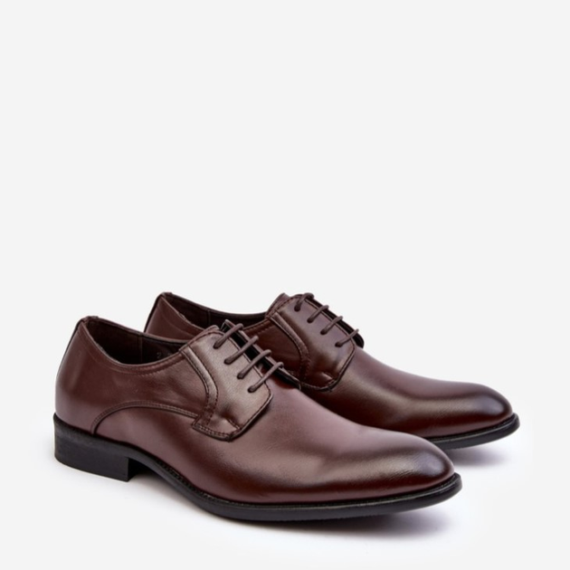 Чоловічі туфлі Harene 41 Темно-коричневі (5905677965711) - зображення 2