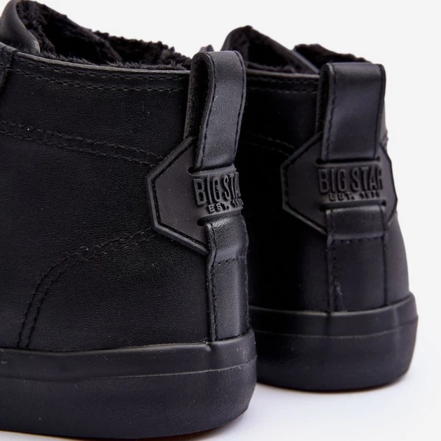 Дитячі кеди для дівчинки Big Star Shoes MM374014 30 Чорні (5900714657963) - зображення 7