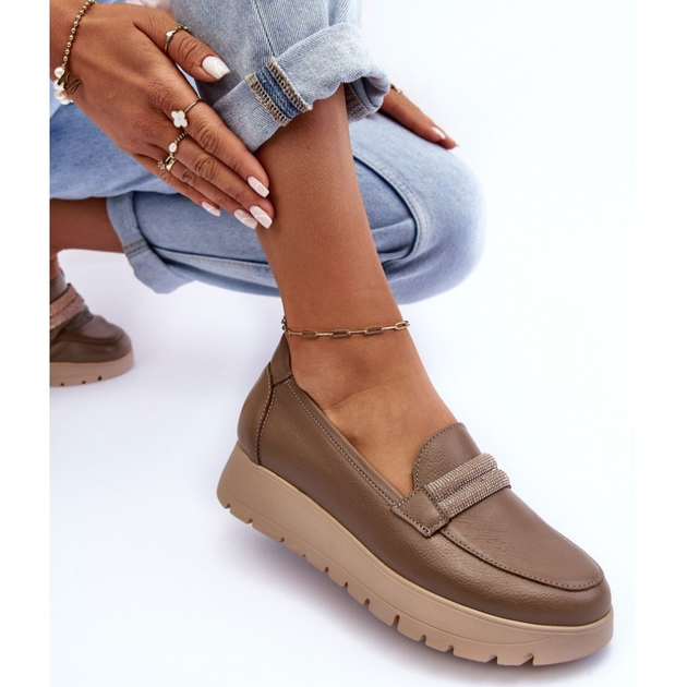 Жіночі сліпони Lemar Lehira 37 Бежеві (5905677929638) - зображення 4