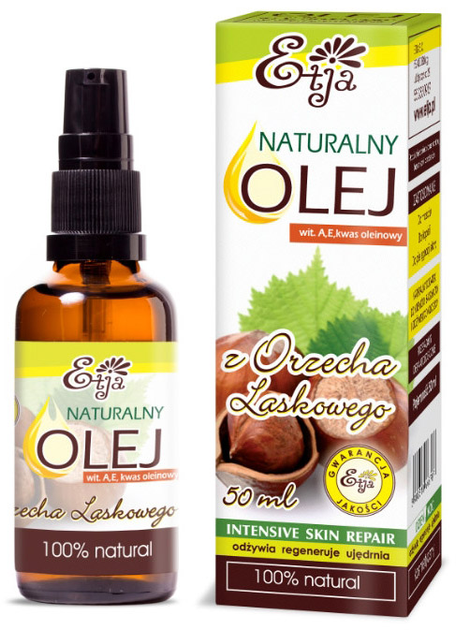 Naturalny olej do ciała Etja Bio z Orzecha Laskowego 50 ml (5908310446707) - obraz 1