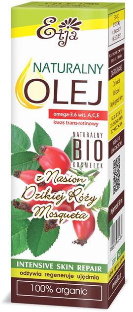 Naturalny olej do ciała Etja Bio z Nasion Dzikiej Róży 50 ml (5908310446486) - obraz 2