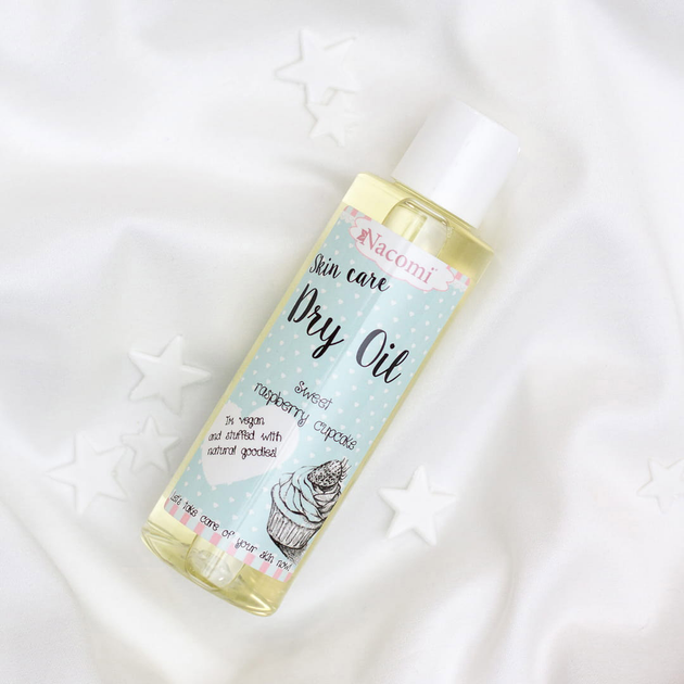 Olejek do ciała Nacomi Sweet Raspberry Cupcake Massage Oil 50 ml (5901878685977) - obraz 3