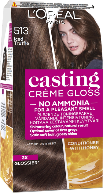 Фарба для волосся L'Oreal Paris Casting Creme Gloss 513 заморожений трюфель 180 мл (3600521988619) - зображення 1
