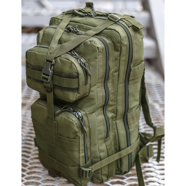 Тактический рюкзак Tactic Oxford 600D MOLLE 25л водонепроницаемый 45х24х22 см - изображение 1