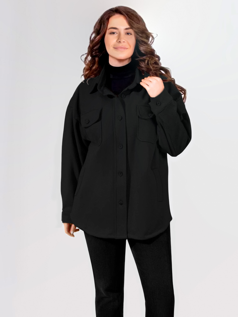 Куртка жіноча чорна Arber Overshirt wool W 50 чорний (W08.05.02.333) 
