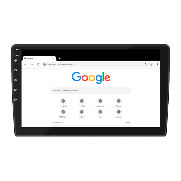 Автомагнитола 2 din Lesko W-10 10" 1/16Gb Wi-Fi Optima GPS Android - зображення 5