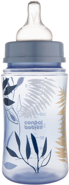 Антиколікова пляшечка Canpol Babies Easystart Gold з широкою шийкою 240 мл Блакитна (35/240_blu) - зображення 3