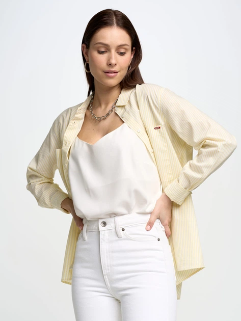 Koszula damska Big Star Kaliana 141734202 XL Żółta (5900714205232) - obraz 3