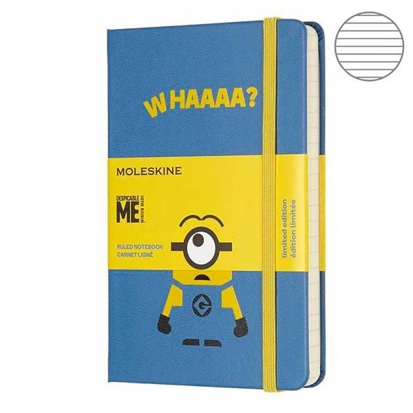 Блокнот Moleskine Minions маленький блакитний 8055002855372 - Фото 1 Блокнот Moleskine Minions маленький блакитний 8055002855372 - изображение 1