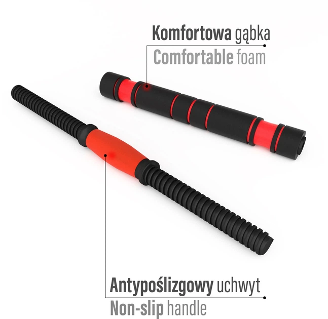Zestaw ciężarów HMS PRO SET 6 w 1 SGN130 30 kg (5907695553017) - obraz 5