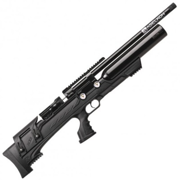 Пневматична гвинтівка Aselkon MX8 Evoc Редукторна Black (1003768) - зображення 1