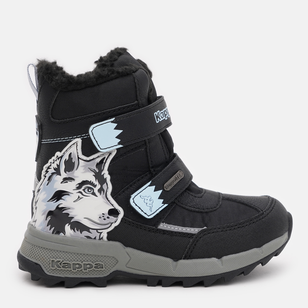 Акція на Дитячі зимові черевики для хлопчика Kappa Claw Ii Tex K 261044K-1165 30 Black/Ice від Rozetka