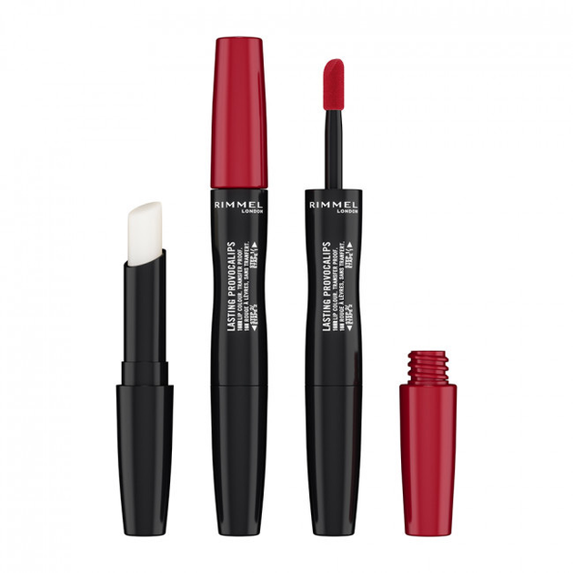 Глянцева помада Rimmel London Lasting Provocalips Lip Colour Transfer Proof 740 Caught Red Lipped 2.3 мл (3616302737925) - зображення 1