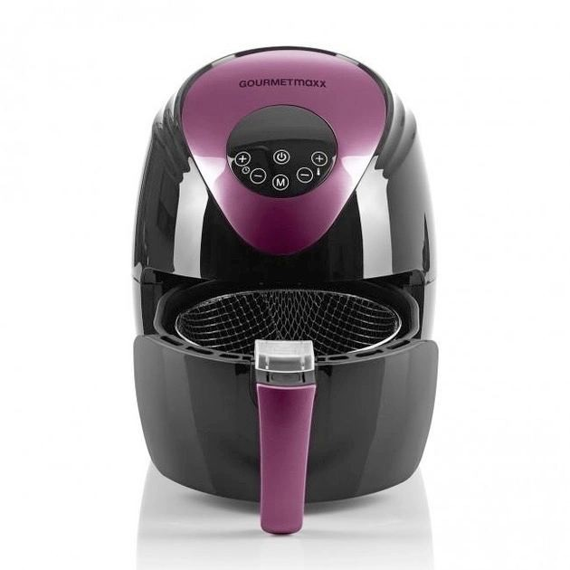 Аэрофритюрница GOURMETmaxx LQ-2502B Black/Purple - изображение 4
