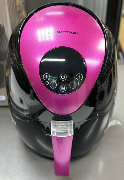 Аэрофритюрница GOURMETmaxx LQ-2502B Black/Purple - изображение 9