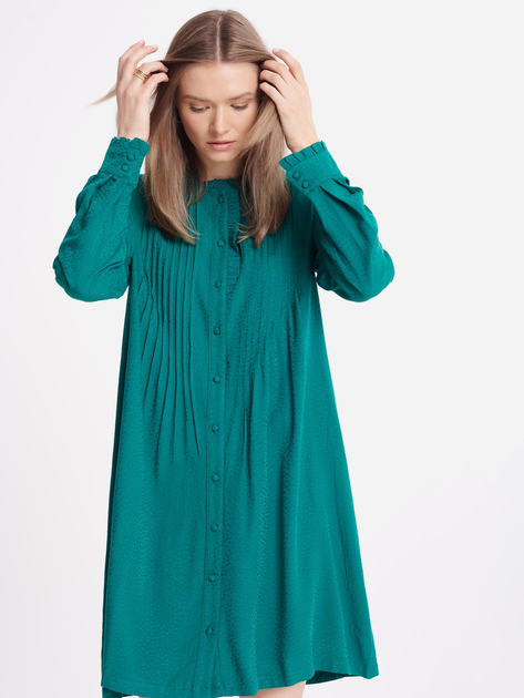 Сукня жіноча Greenpoint SUK507W2379X00 38 Темно-зелена (5903245417150) - зображення 3