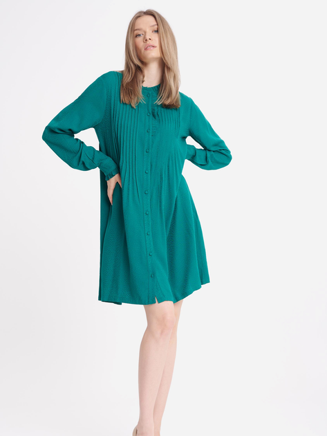 Сукня жіноча Greenpoint SUK507W2379X00 40 Темно-зелена (5903245417167) - зображення 1