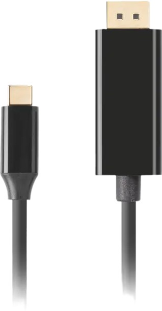 Kabel Lanberg USB-C do DisplayPort 4 K / 60 Hz 1.8 m Czarny (CA-CMDP-10CU-0018-BK) - obraz 2