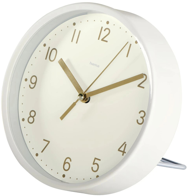 Настільний годинник Hama Golden White - зображення 1